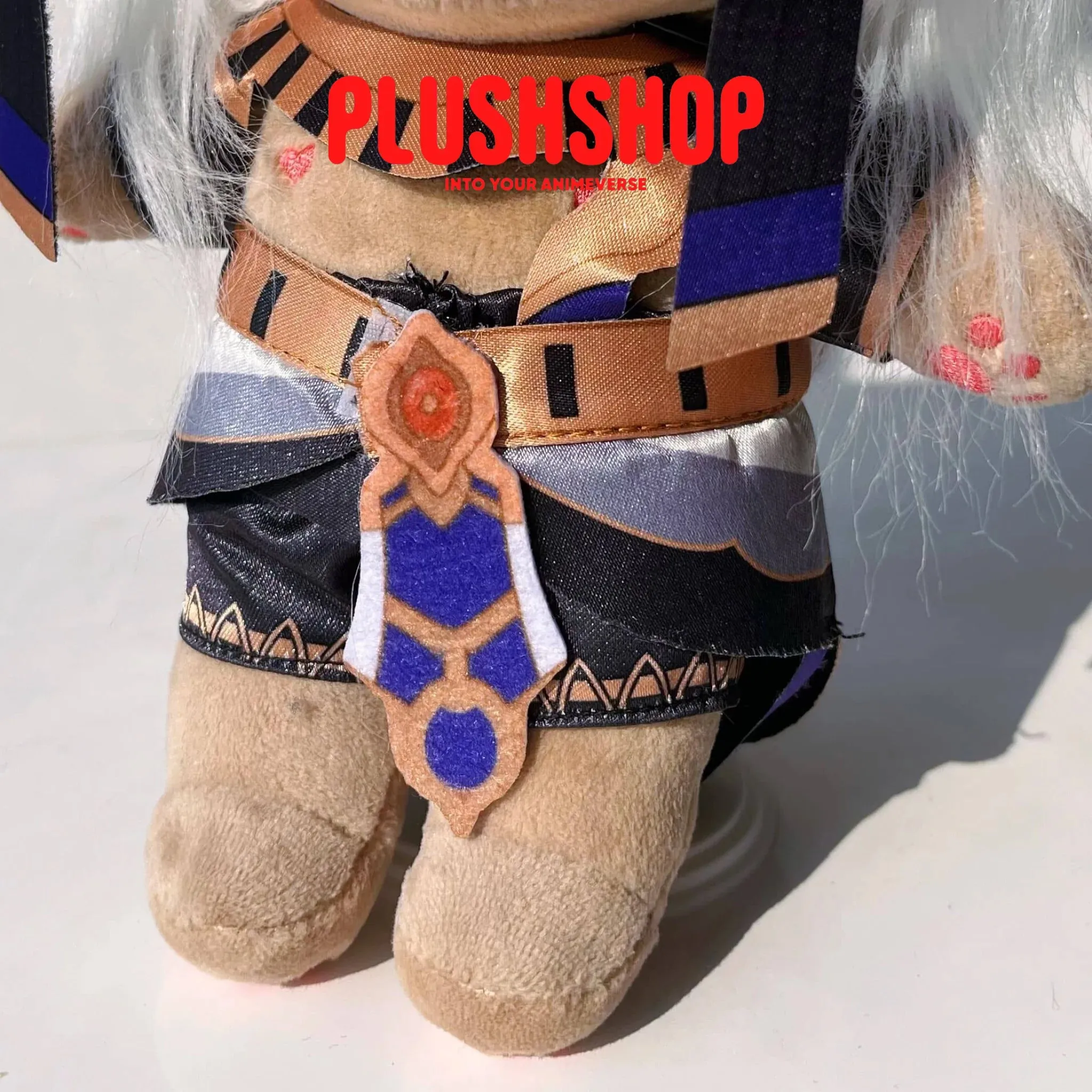 20cm Genshin Stuffed Plushie Cyno Figure Outfit Changeable