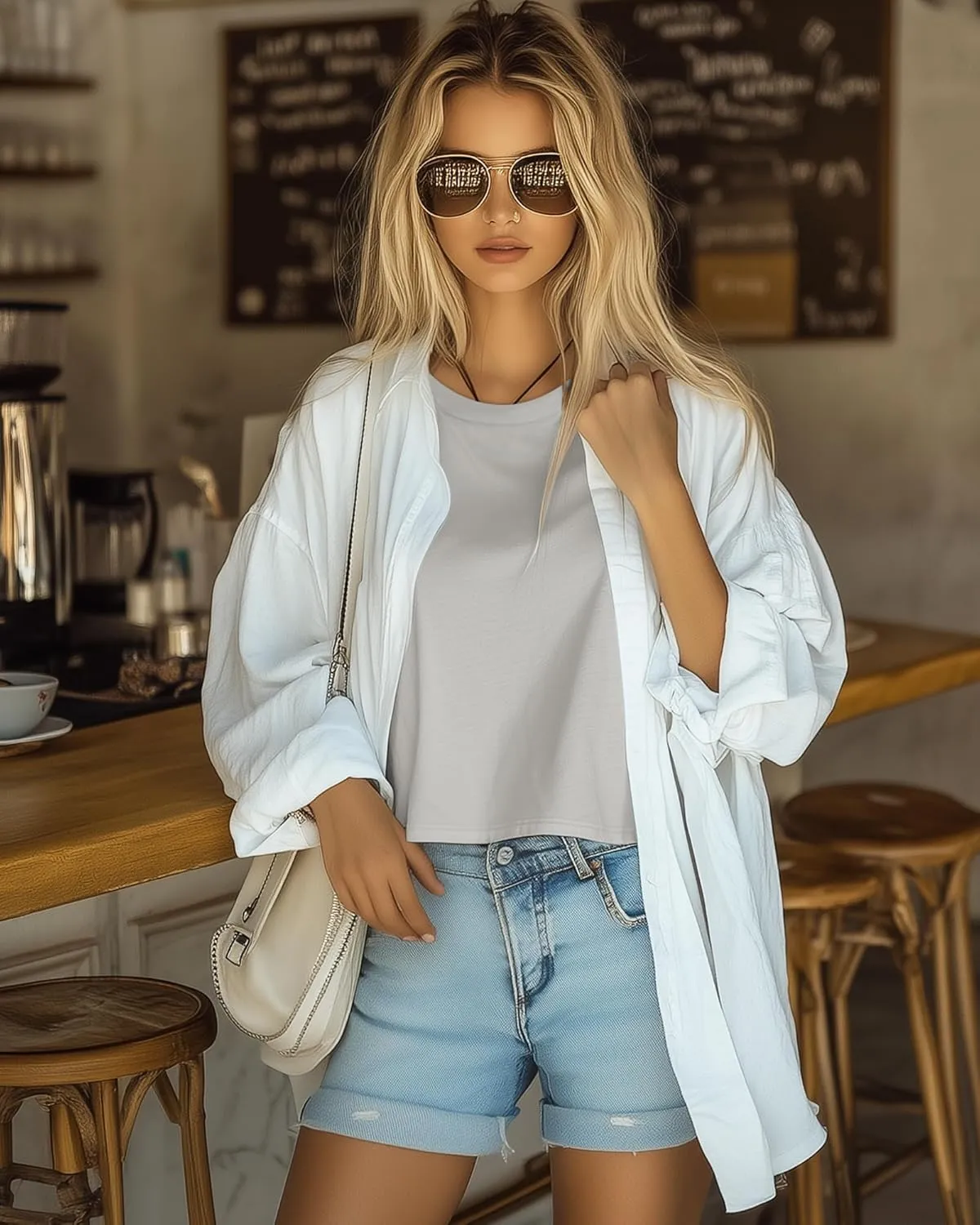 Ficerd 3 Pack Women Crop Tops Half Sleeve Cropped T Shirts Casual Crew Neck Drop Shoulder Loose Summer Solid Color