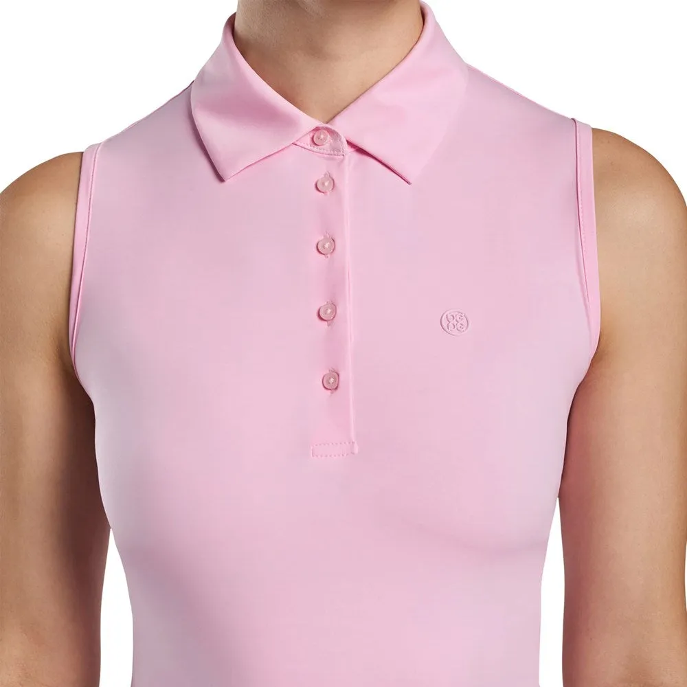 G/Fore Women's Featherweight Sleeveless Polo - Lilac