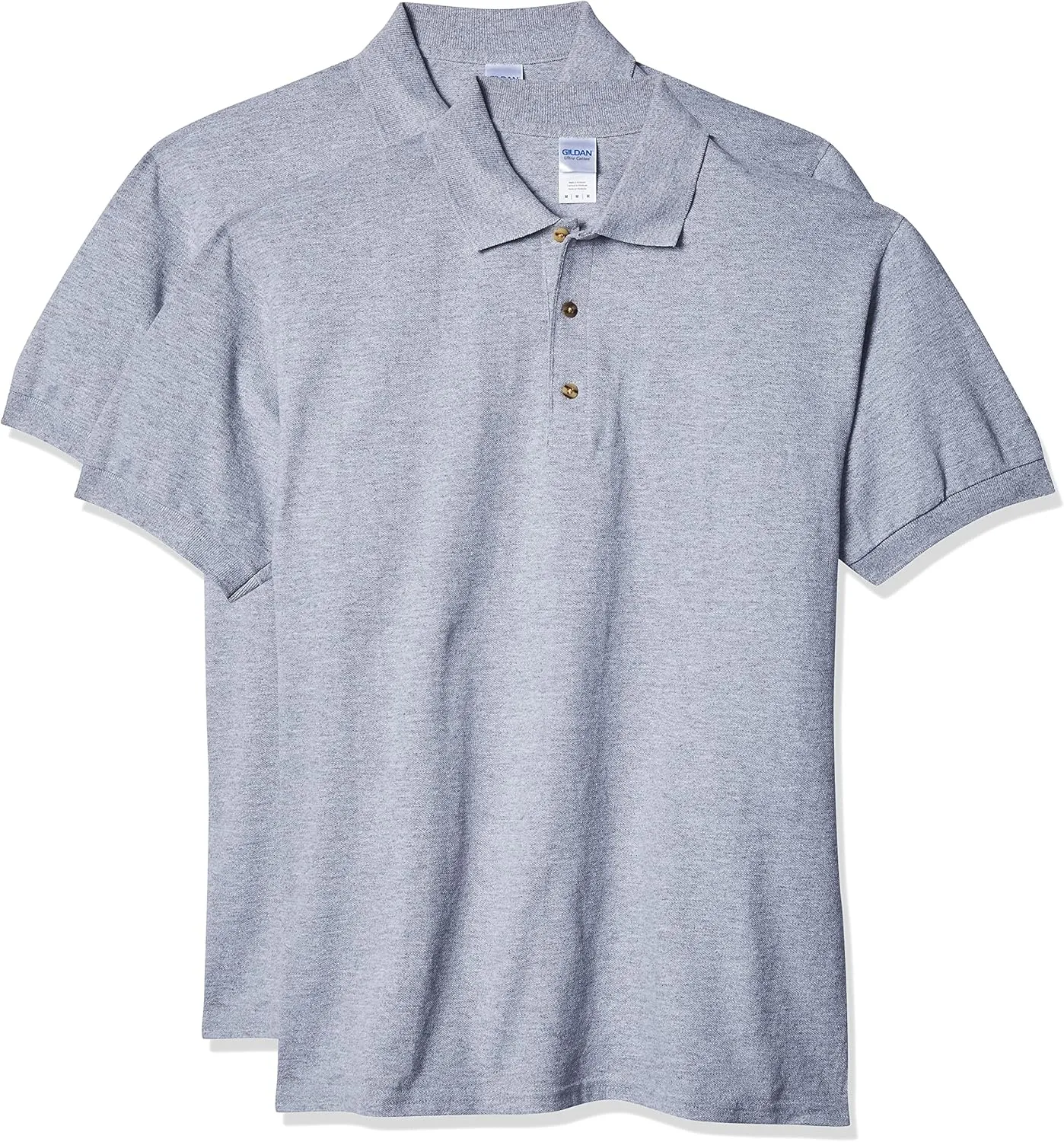 Gildan Men's Ultra Cotton Pique Sport Shirt, 2-Pack