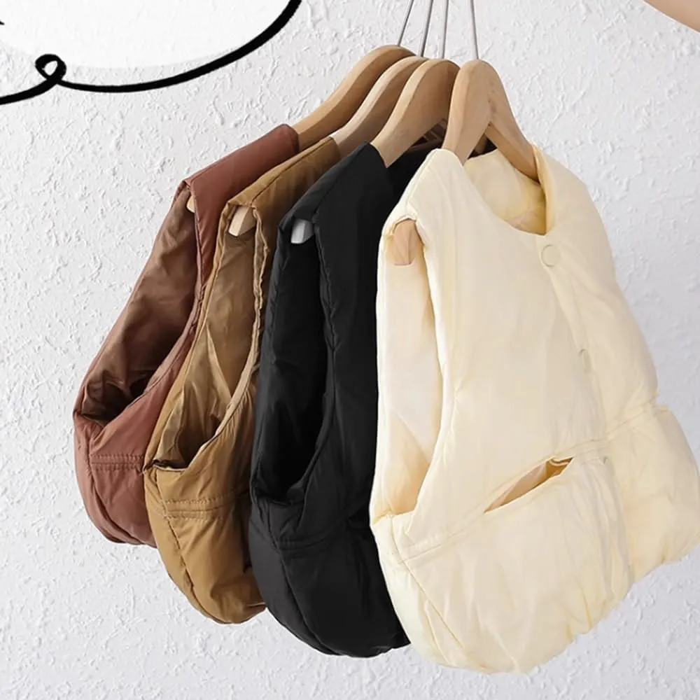 Girls Boys Vests Outerwear Puffer Vest Soft Lined Insulation Waistcoat Convenient Folding Storage