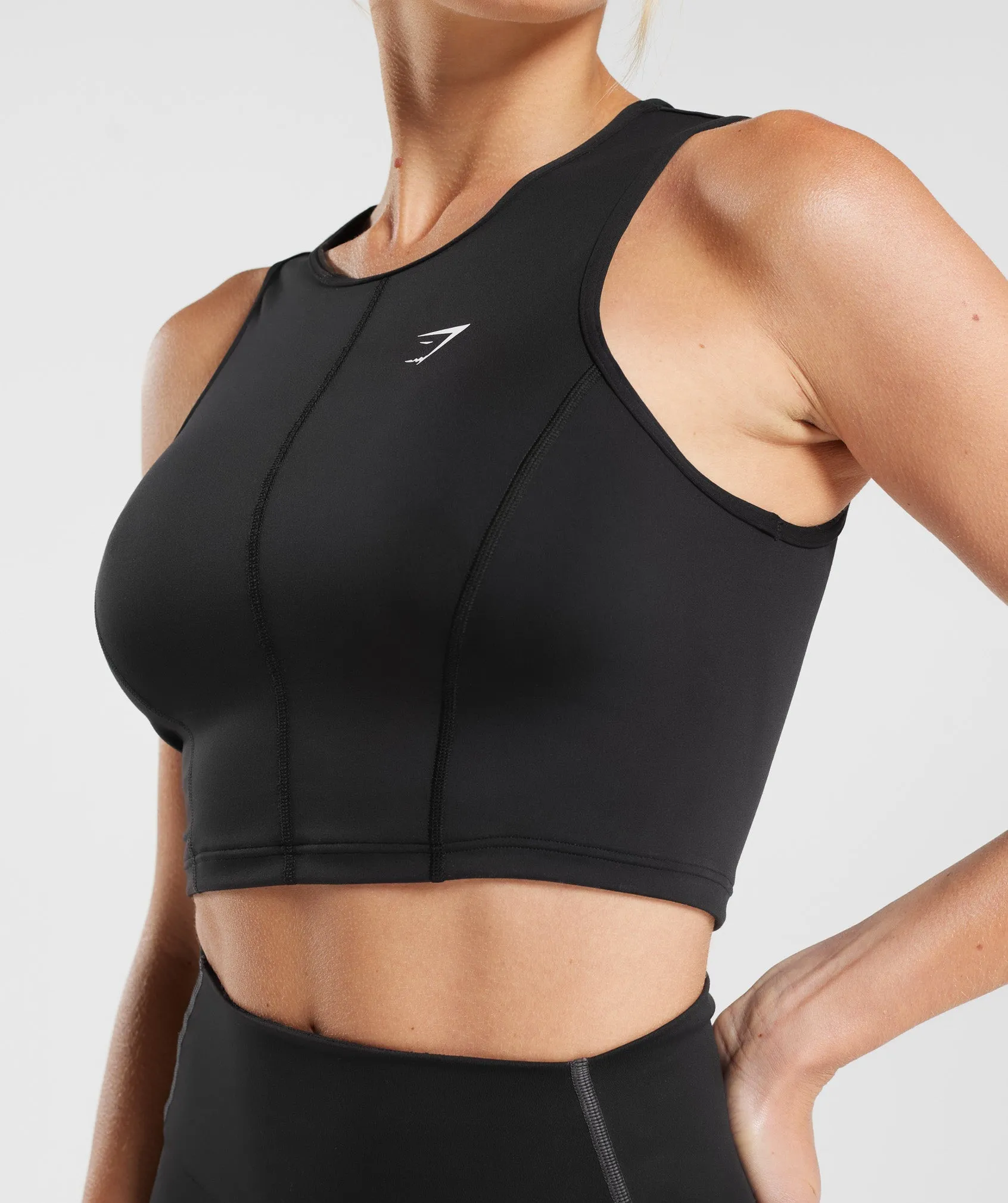 Gymshark Everyday Contour Racer Tank - Black