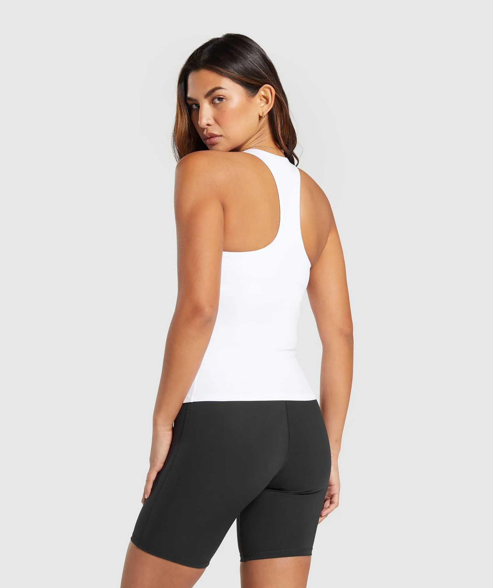 Gymshark Everyday Shelf Cami Tank - White