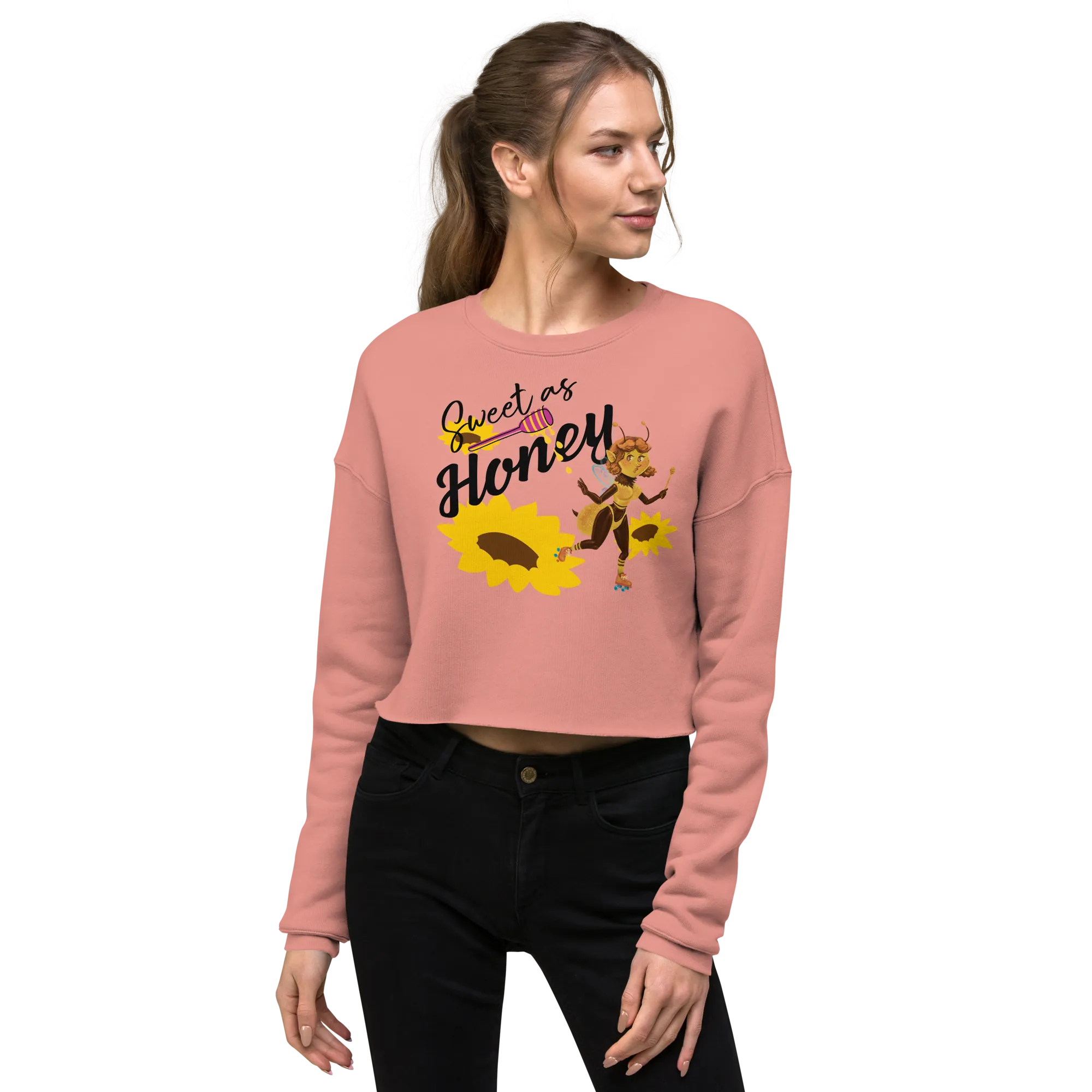 Honey Bee Crop Sweatshirt