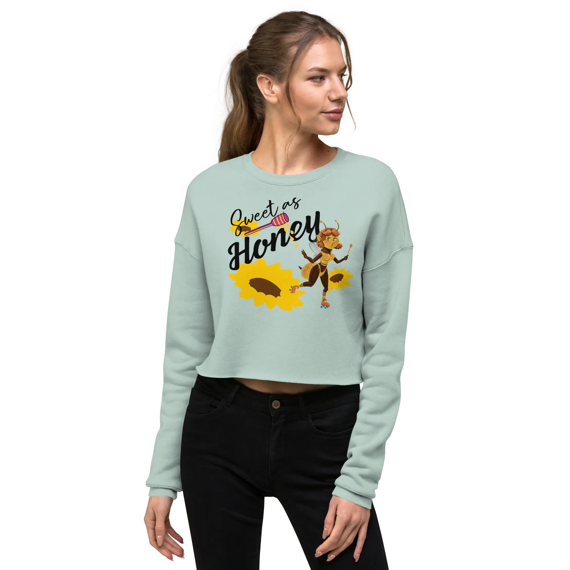 Honey Bee Crop Sweatshirt