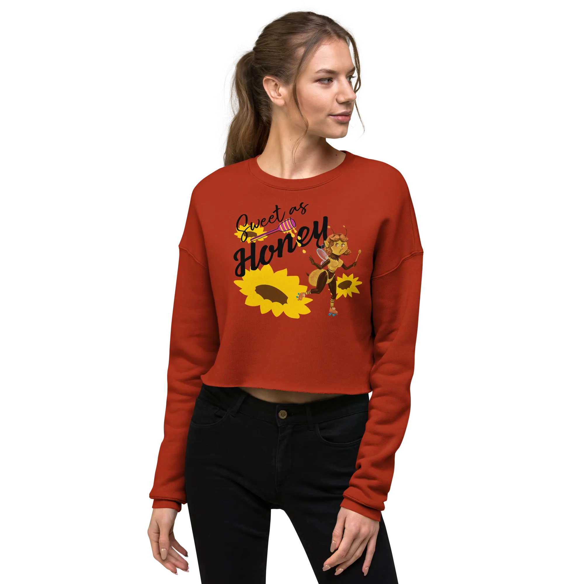 Honey Bee Crop Sweatshirt
