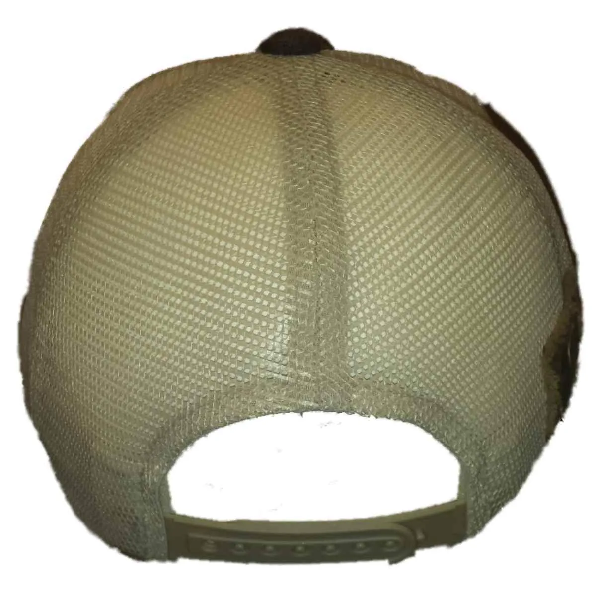 Lake Erie Crushers Retro Brand Gray Tweed Worn Vintage Adj Snap Mesh Hat Cap