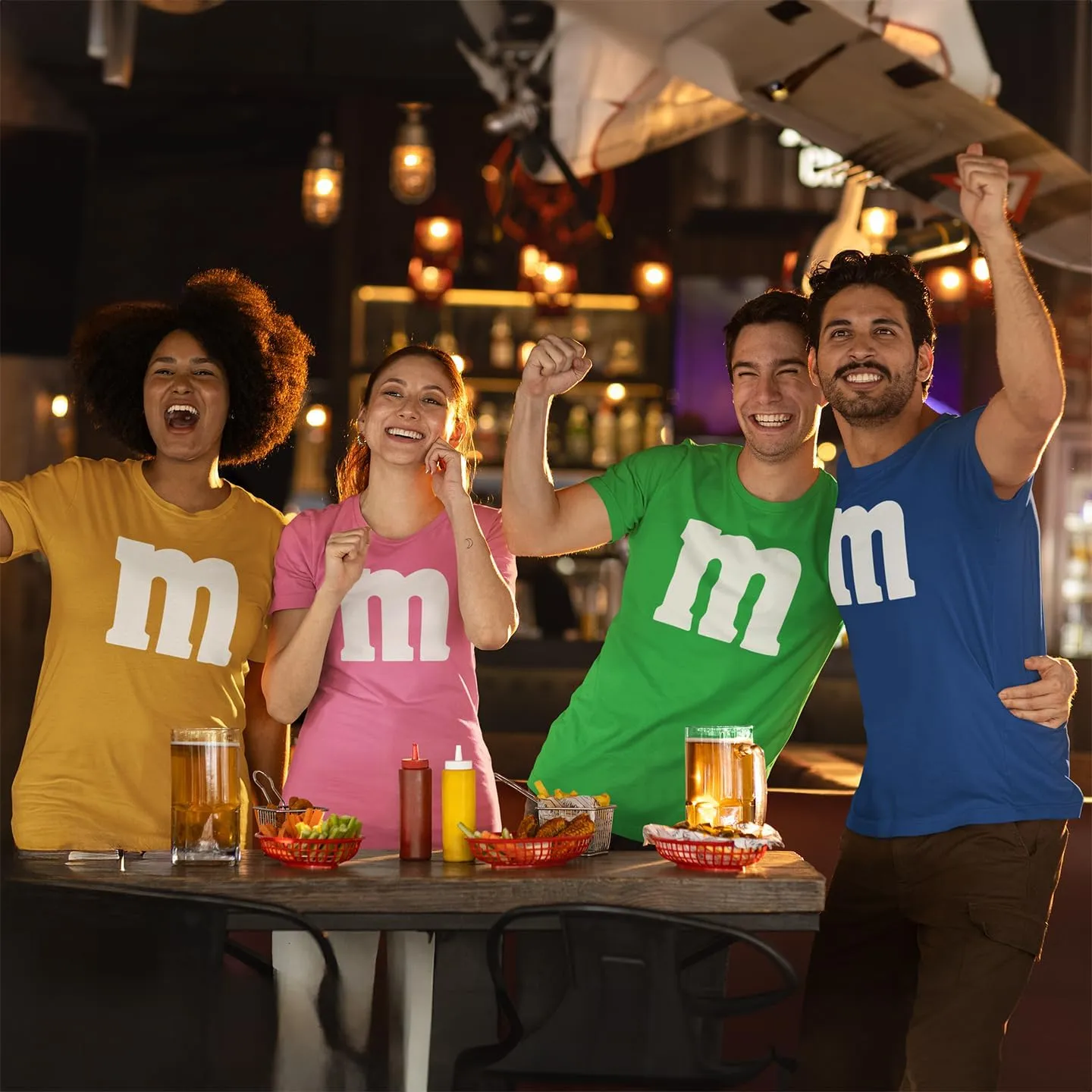 Letter M Halloween Costumes T-Shirt | Funny Cool Graphic Tee Idea | for Men
