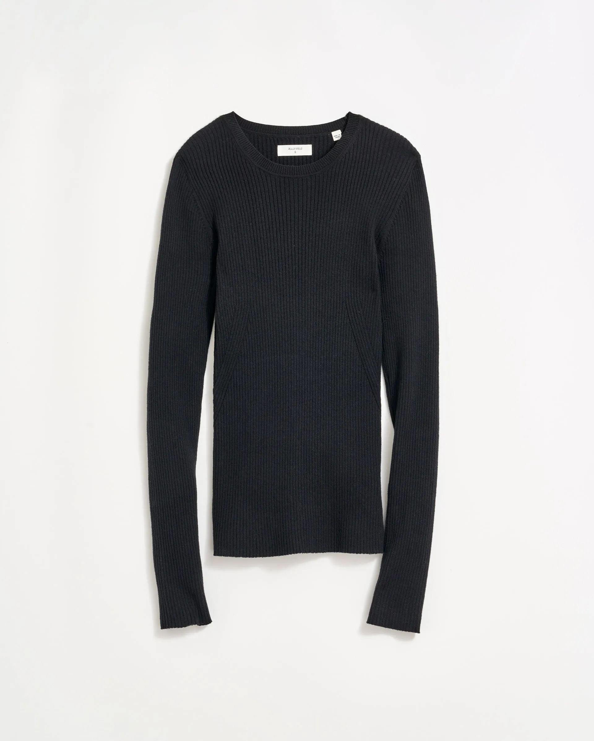 Long Sleeve Rib Crew