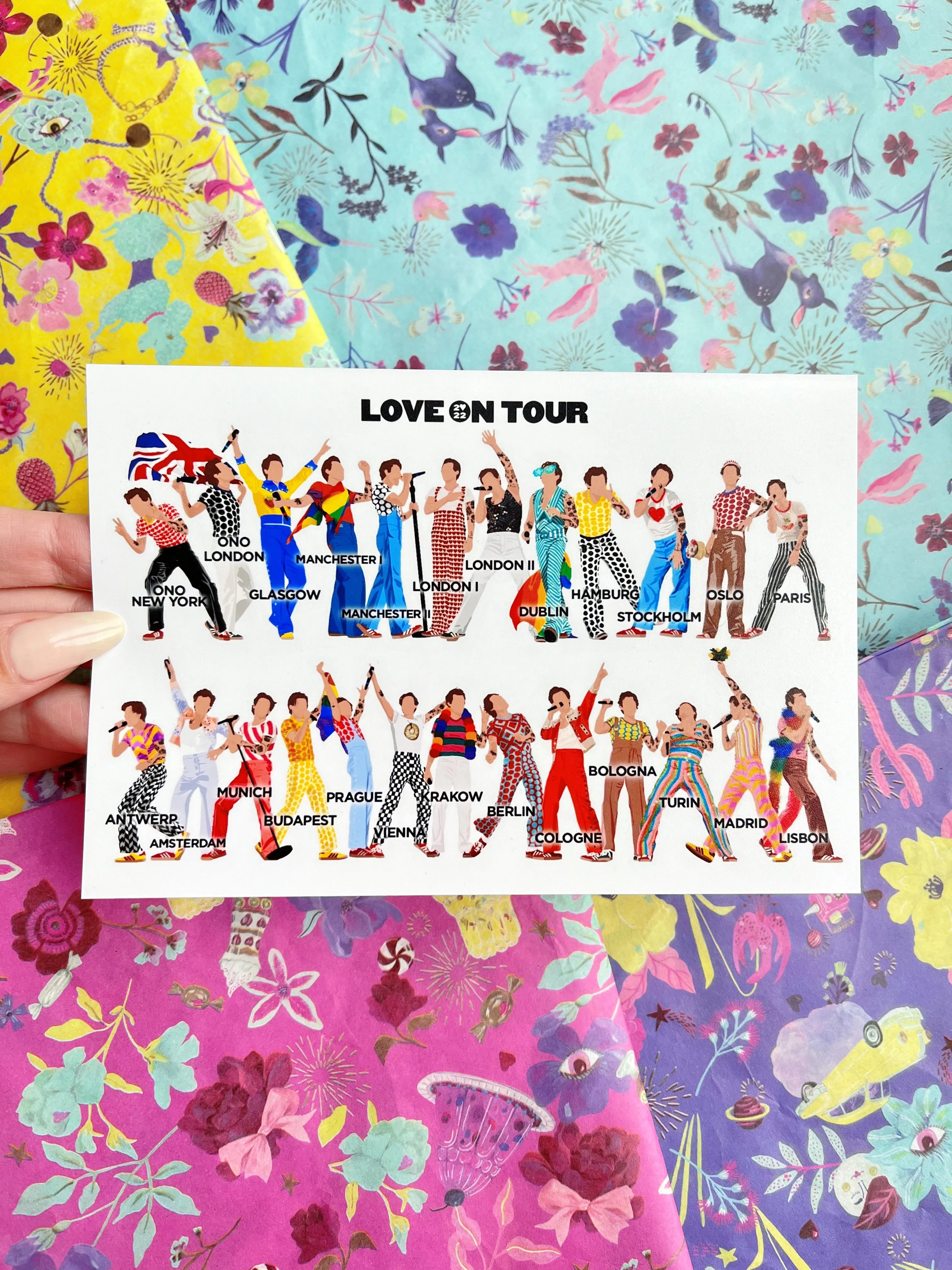 Love On Tour 2022 Europe poster