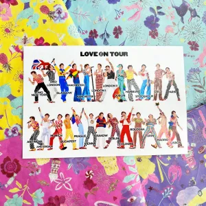 Love On Tour 2022 Europe poster
