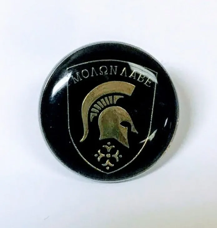 Molon Labe Enamel Pin (2 Styles)
