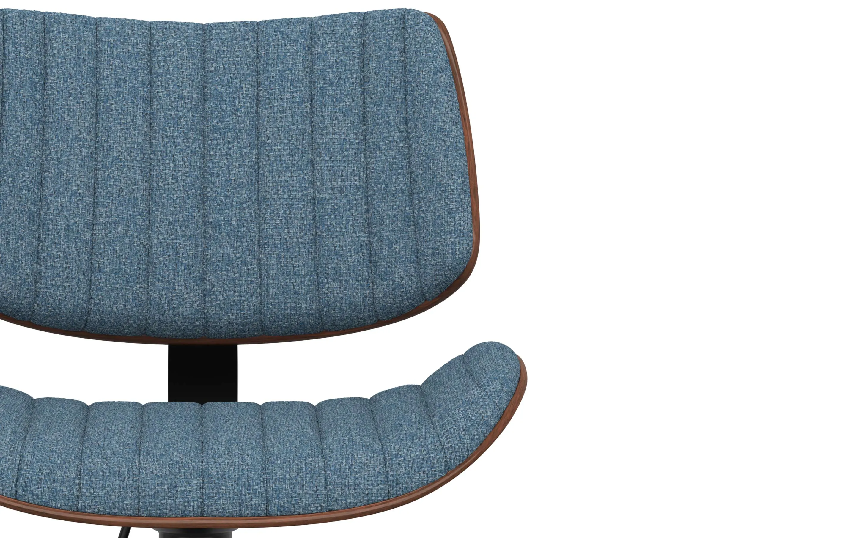 Novak Adjustable Swivel Bar Stool in Linen