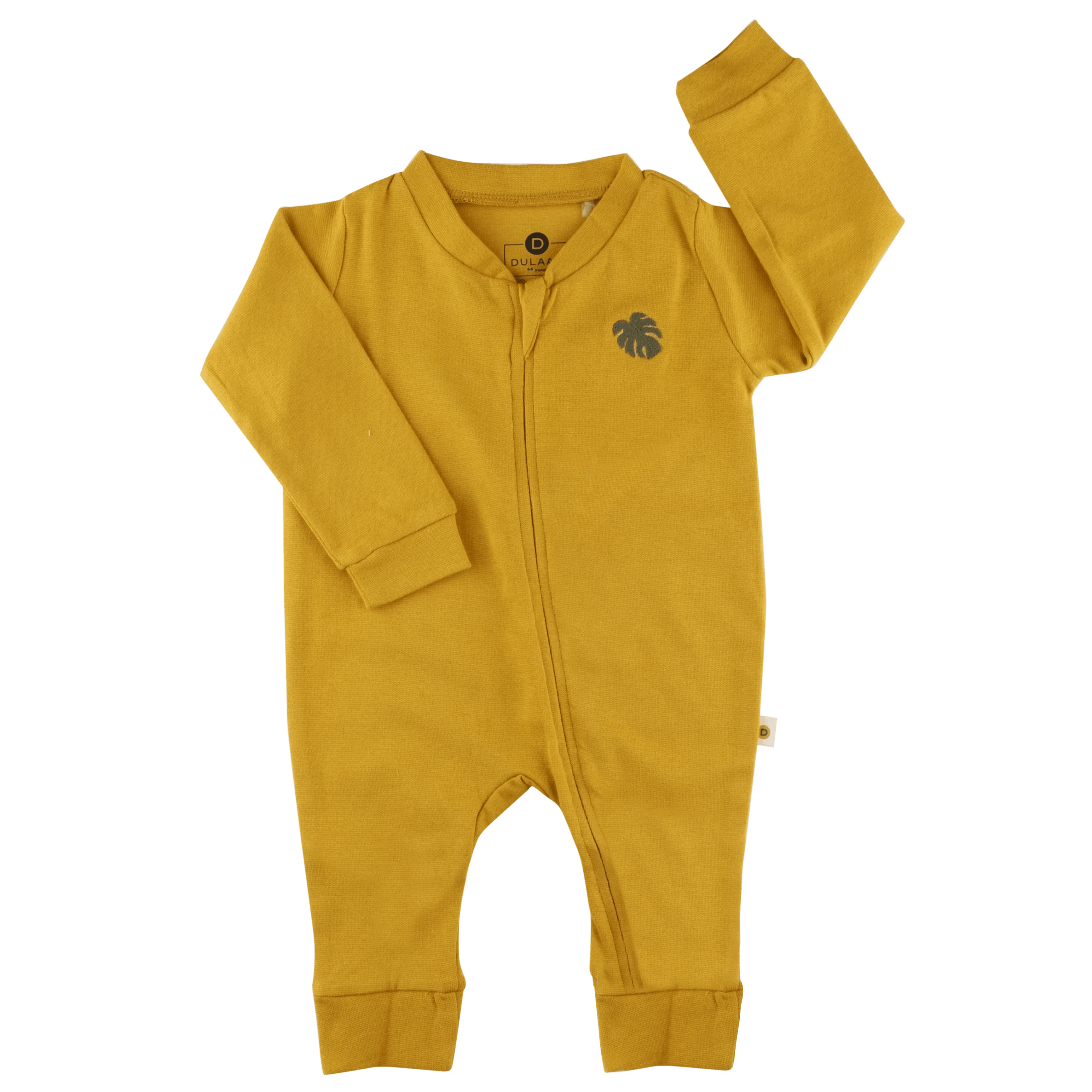 Organic Ribbed Cotton Bodysuit