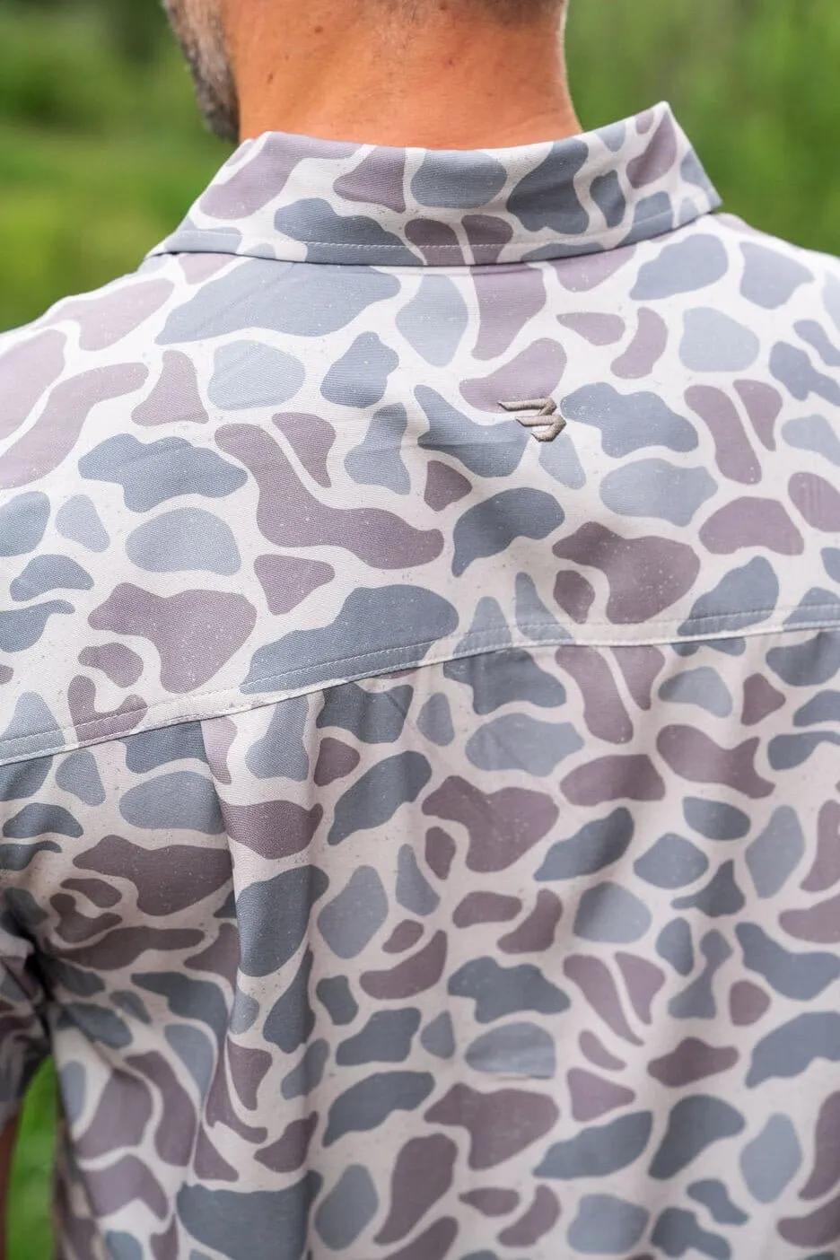 Performance Button Up -  Classic Deer Camo
