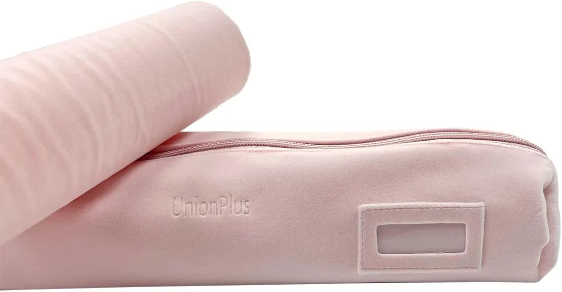 Velvet Jewelry Roll Bag for Brackets Bangles Watches, Great Jewelry Organizer for Travel, Pink