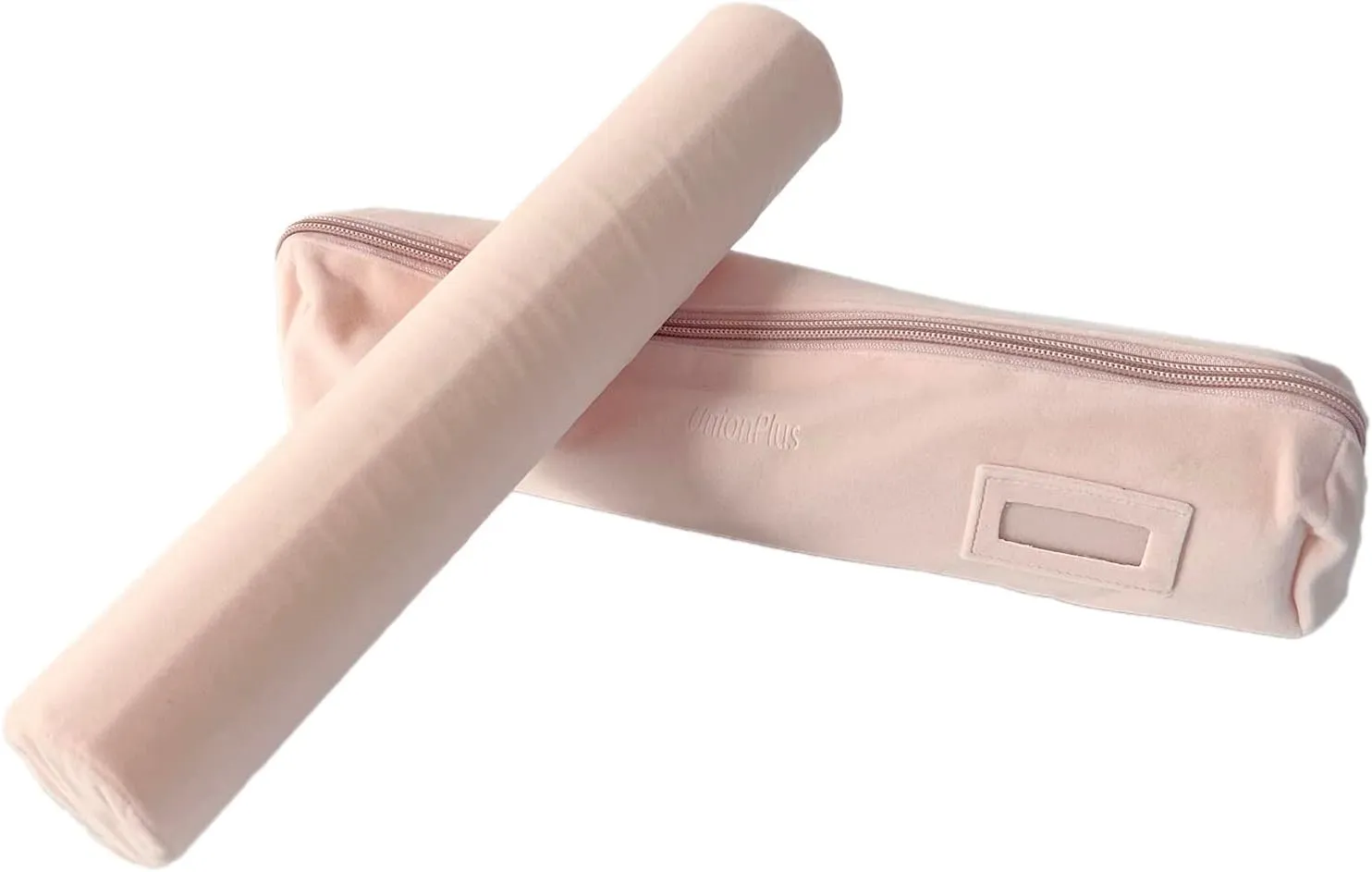 Velvet Jewelry Roll Bag for Brackets Bangles Watches, Great Jewelry Organizer for Travel, Pink