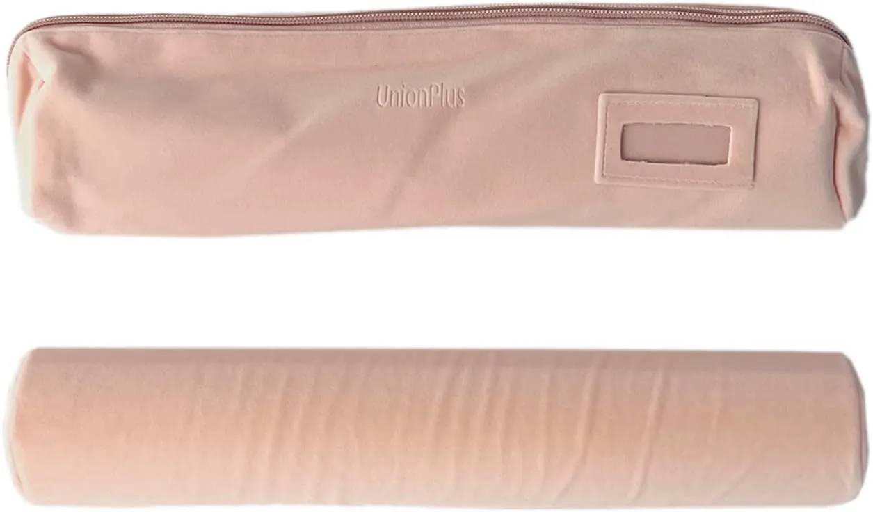 Velvet Jewelry Roll Bag for Brackets Bangles Watches, Great Jewelry Organizer for Travel, Pink