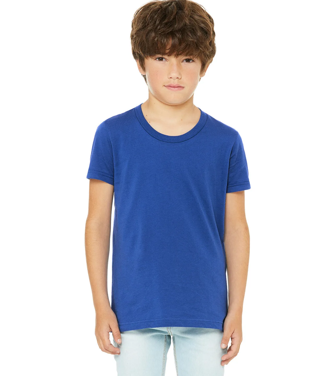 White - Youth Jersey short sleeve tee