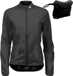 Women Cycling Jacket,Windbreaker Breathable Running Jackets Lightweight Packable Hiking Jersey With 3 Zipper Pockets