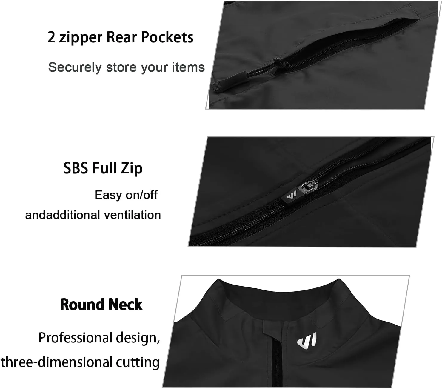 Women Cycling Jacket,Windbreaker Breathable Running Jackets Lightweight Packable Hiking Jersey With 3 Zipper Pockets